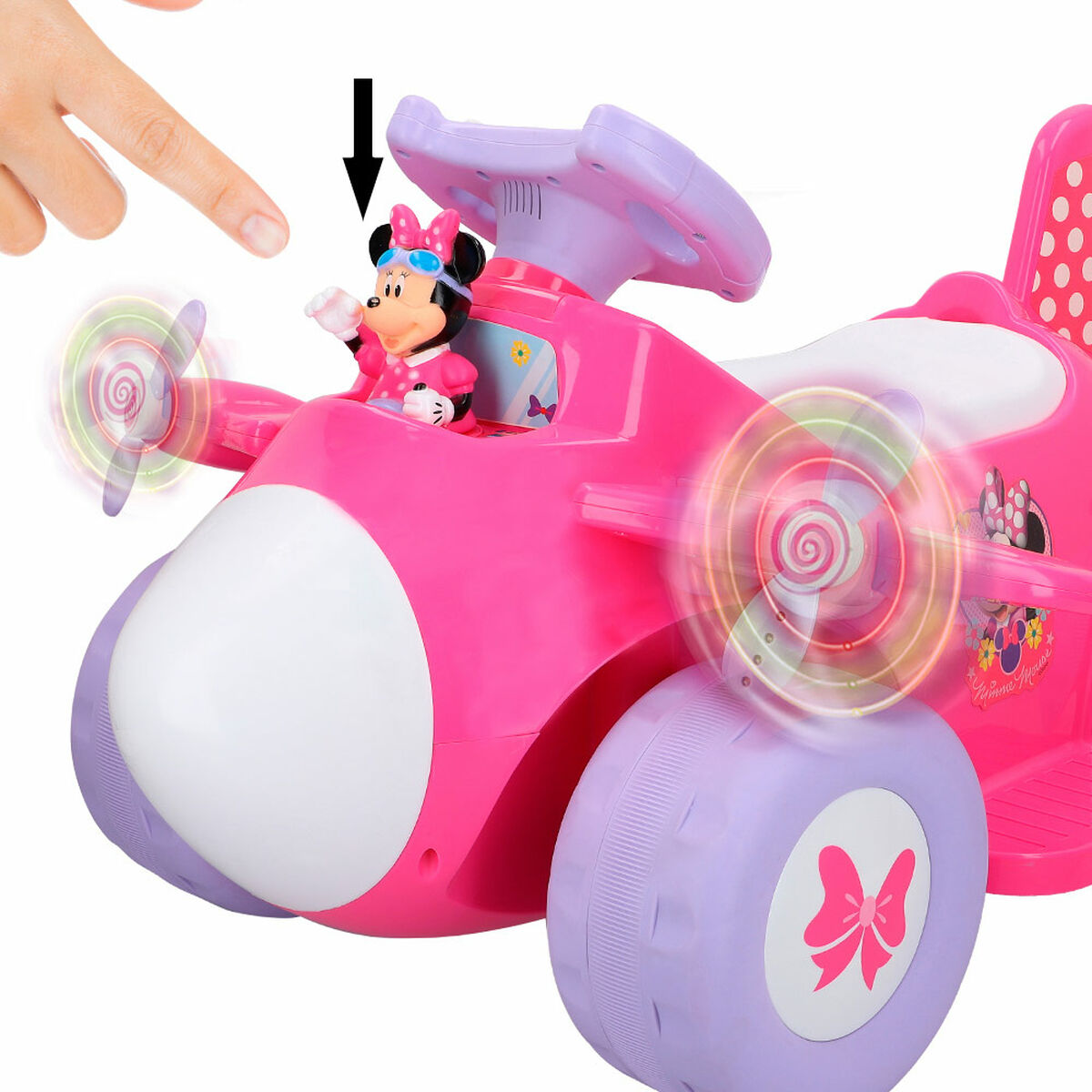 Elektrisk bil for barn Minnie Mouse Batteri Lite fly 6 V